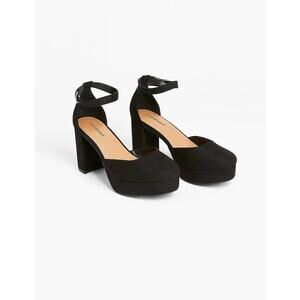 Lane Bryant Dream Cloud Closed-Toe Platform Block Heel Size 10W